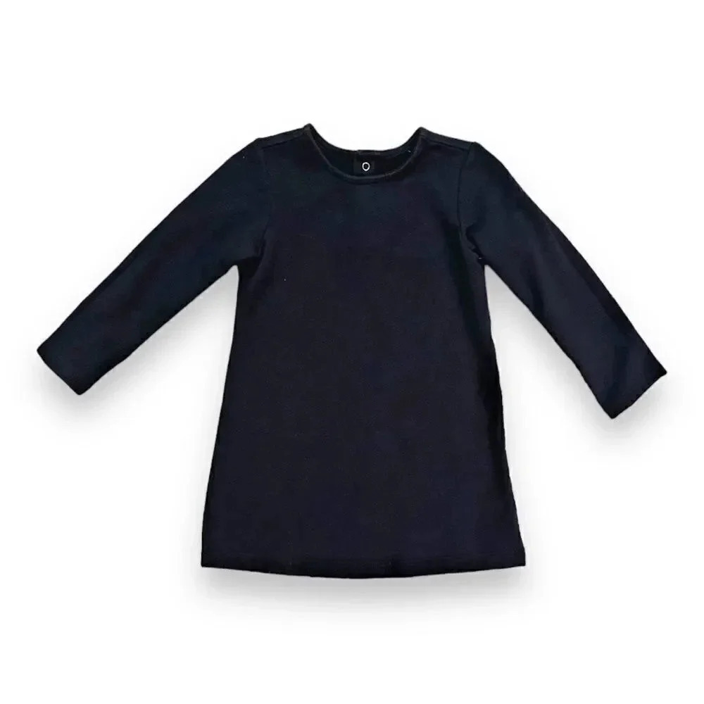 Primary | Long Sleeve Snap Dress (18-24 mos) 🖤